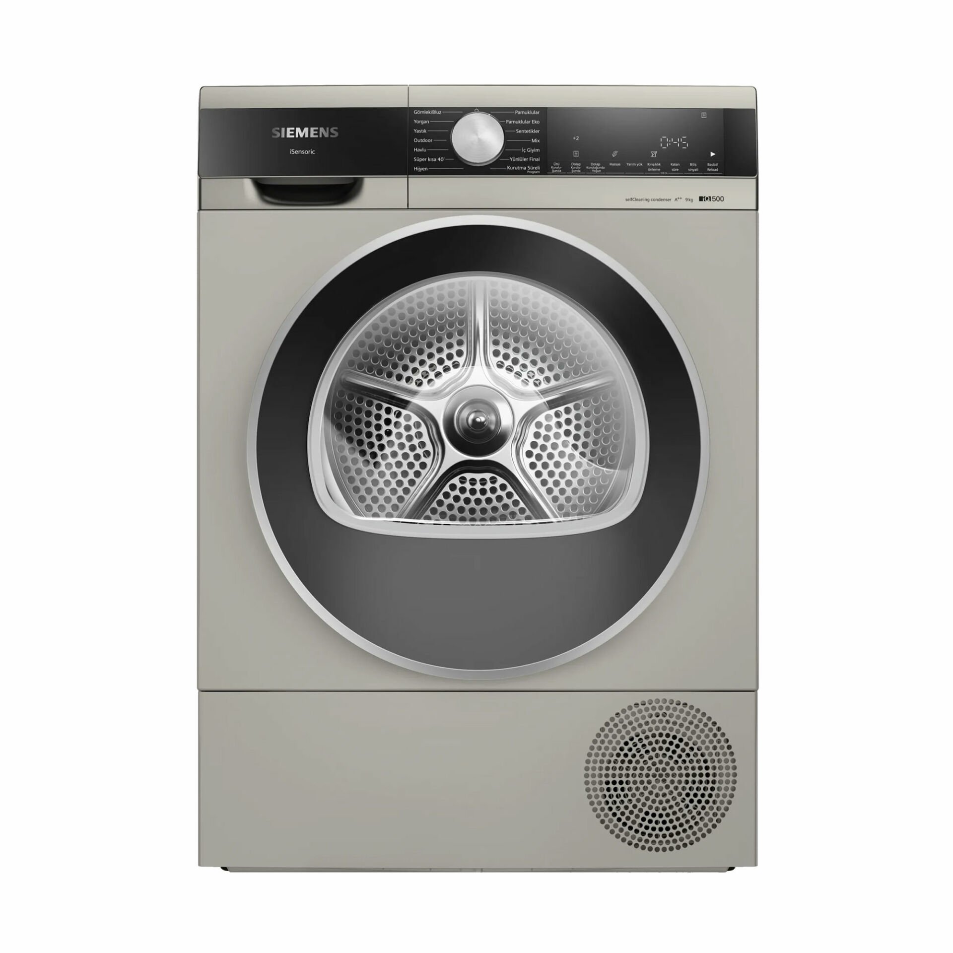 Siemens WQ44G2CTTR 9kg Isı Pompalı Gri Kurutma Makinesi