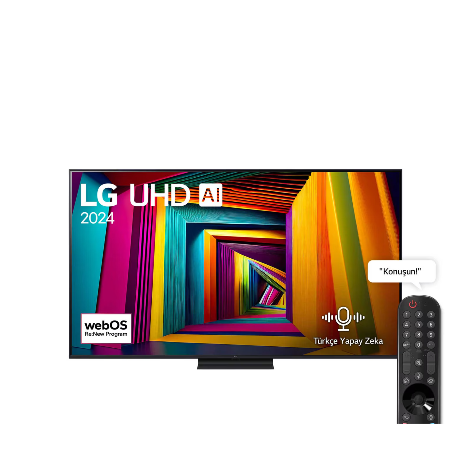 LG 75UT91006LA 5 inç LG UHD AI UT91 4K Smart TV AI Sihirli Kumanda