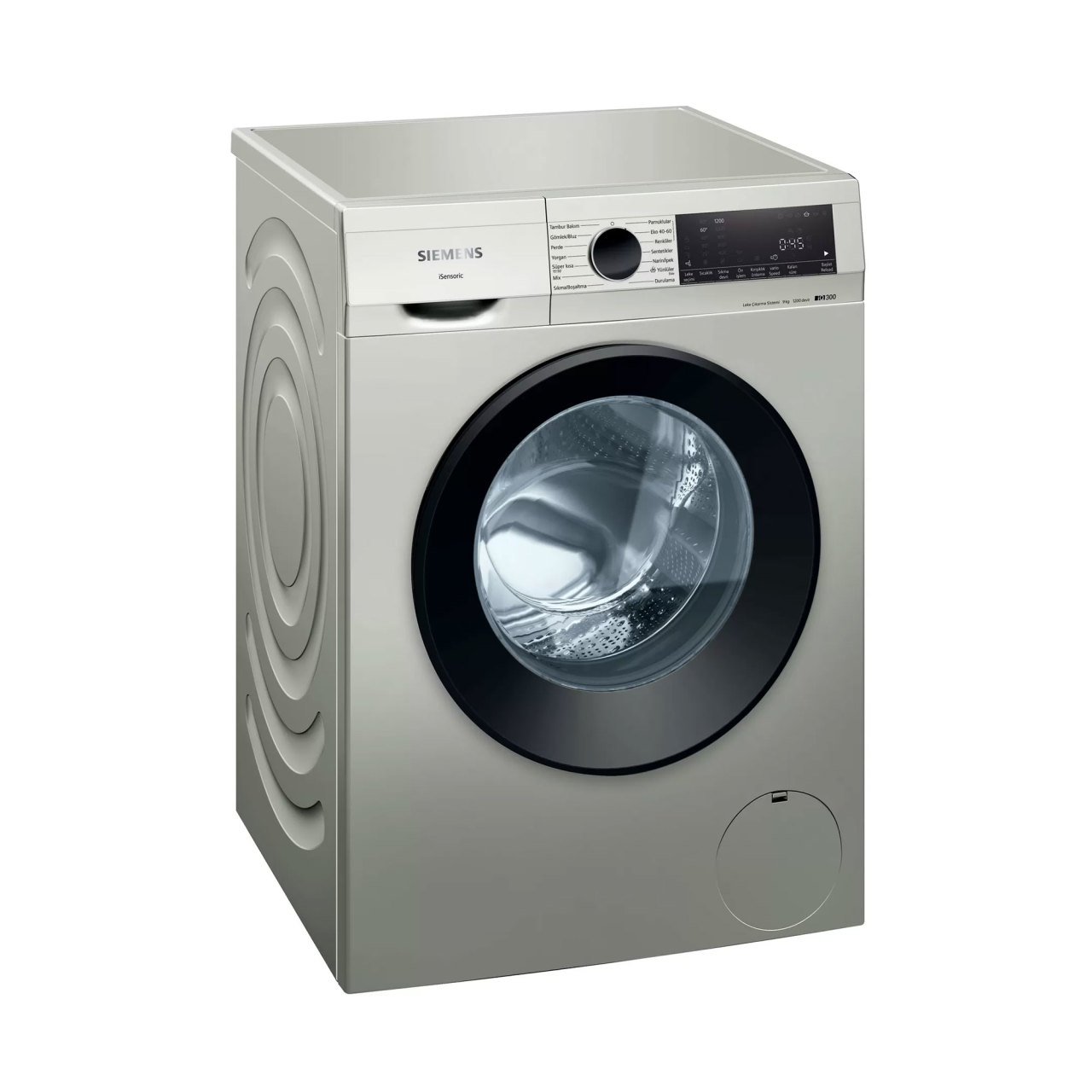 Siemens WG42A1XSTR iQ300 Çamaşır Makinesi 9 kg 1200 dev./dak., silver