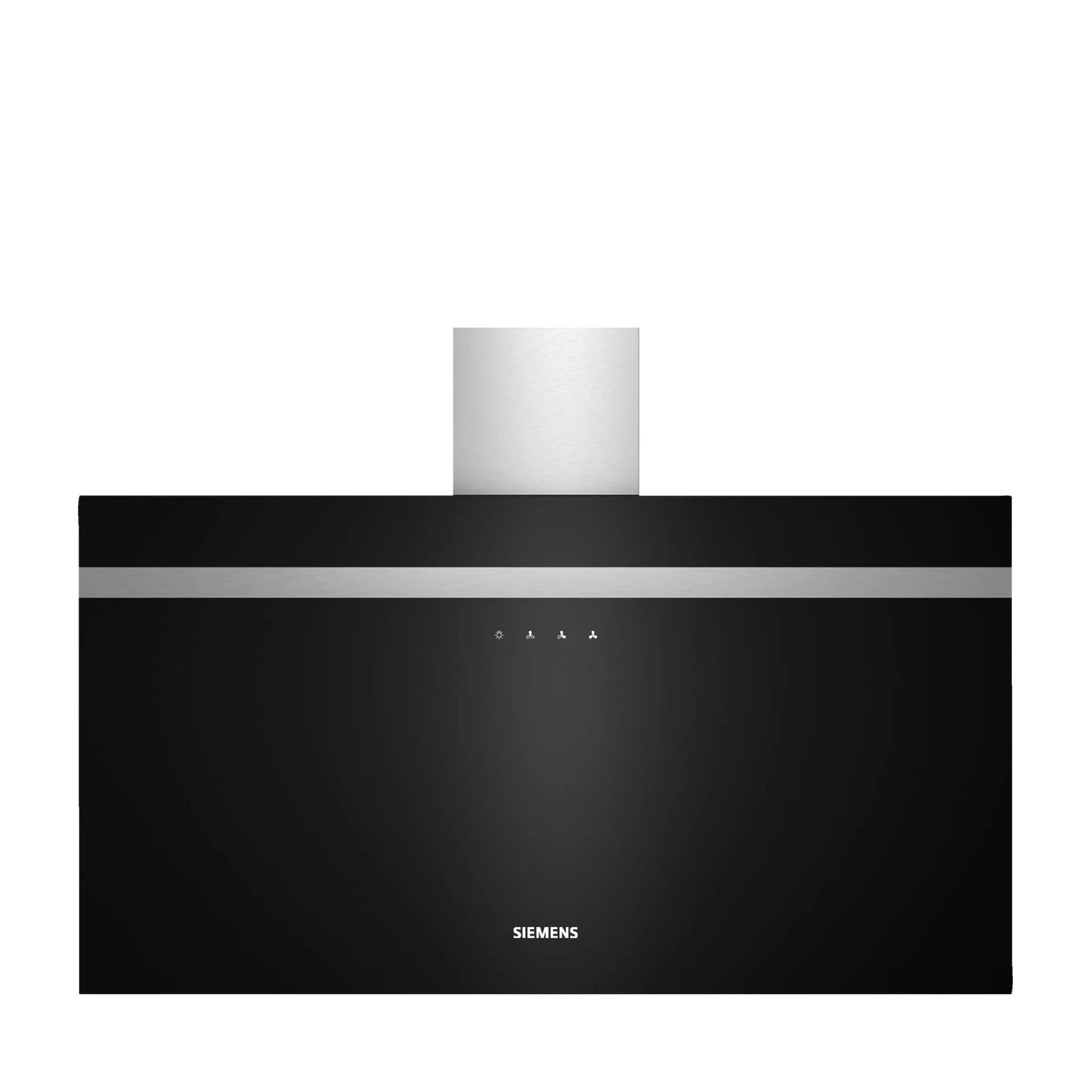 Siemens LC95FCJ60T Duvar Tipi Davlumbaz 90 cm siyah cam dekor