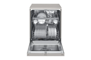 LG DFC512FP Bulaşık Makinesi QuadWash™ Teknolojisi LED Kontrol Ekranı 10 Yıl Motor Garanti E Enerji Sınıfı Metalik Gri