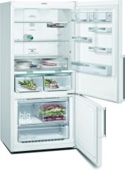 Siemens KG86NAWF0N iQ500 Alttan Donduruculu Buzdolabı 186 x 86 cm Beyaz