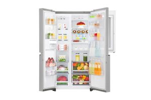 LG GC-Q247CSBV Instaview No Frost Buzdolabı 642 Litre 91,2cm Genişlik F Enerji Sınıfı Metalik Gri