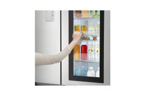 LG GC-Q247CSBV Instaview No Frost Buzdolabı 642 Litre 91,2cm Genişlik F Enerji Sınıfı Metalik Gri
