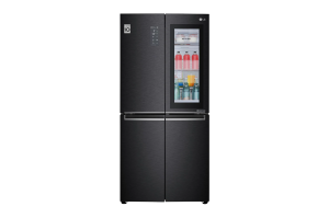 LG GC-Q22FTQKL InstaView No Frost Buzdolabı 530 Litre 83,5cm Genişlik DoorCooling+ & Hygiene FRESH⁺ᵀᴹ Mat Siyah