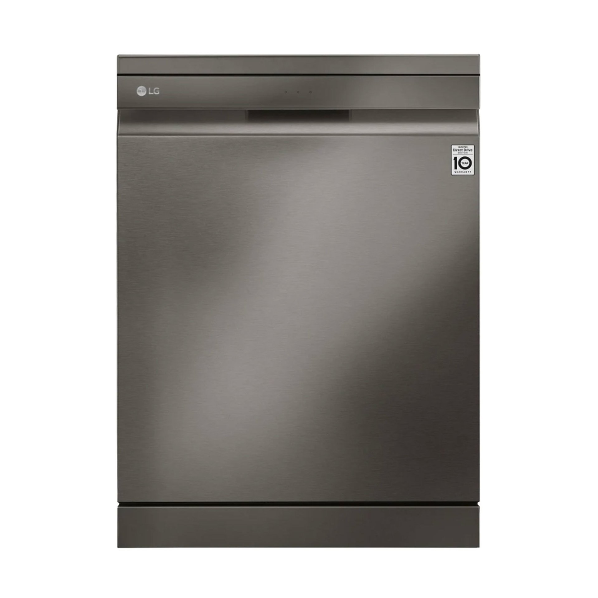 LG DFC325HD Bulaşık Makinesi QuadWash™ Teknolojisi LED Kontrol Ekranı 10 Yıl Motor Garanti 3 Raflı E Enerji Sınıfı Metalik Siyah
