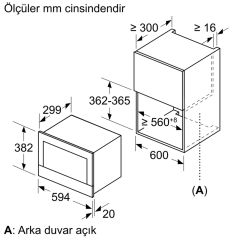 Siemens BE634LGS1 iQ700 Ankastre Mikrodalga paslanmaz çelik