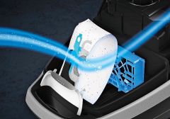 Siemens VSC3A210 iQ300 Toz torbalı Süpürge kırmızı