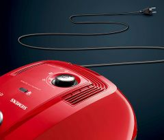 Siemens VSC3A210 iQ300 Toz torbalı Süpürge kırmızı