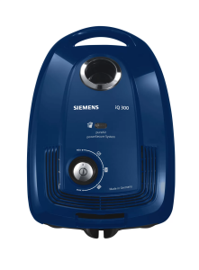 Siemens VSC3A330 iQ300 Toz torbalı Süpürge Mavi