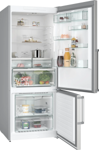 Siemens KG76NCIE0N iQ500 Alttan Donduruculu Buzdolabı 186 x 75 cm Kolay temizlenebilir Inox