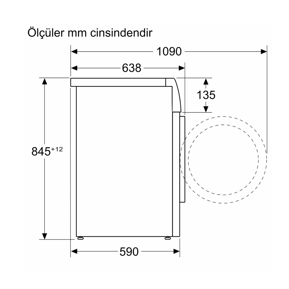 Siemens WG54B2ASTR IQ700 Çamaşır Makinesi 10 kg 1400 Devir