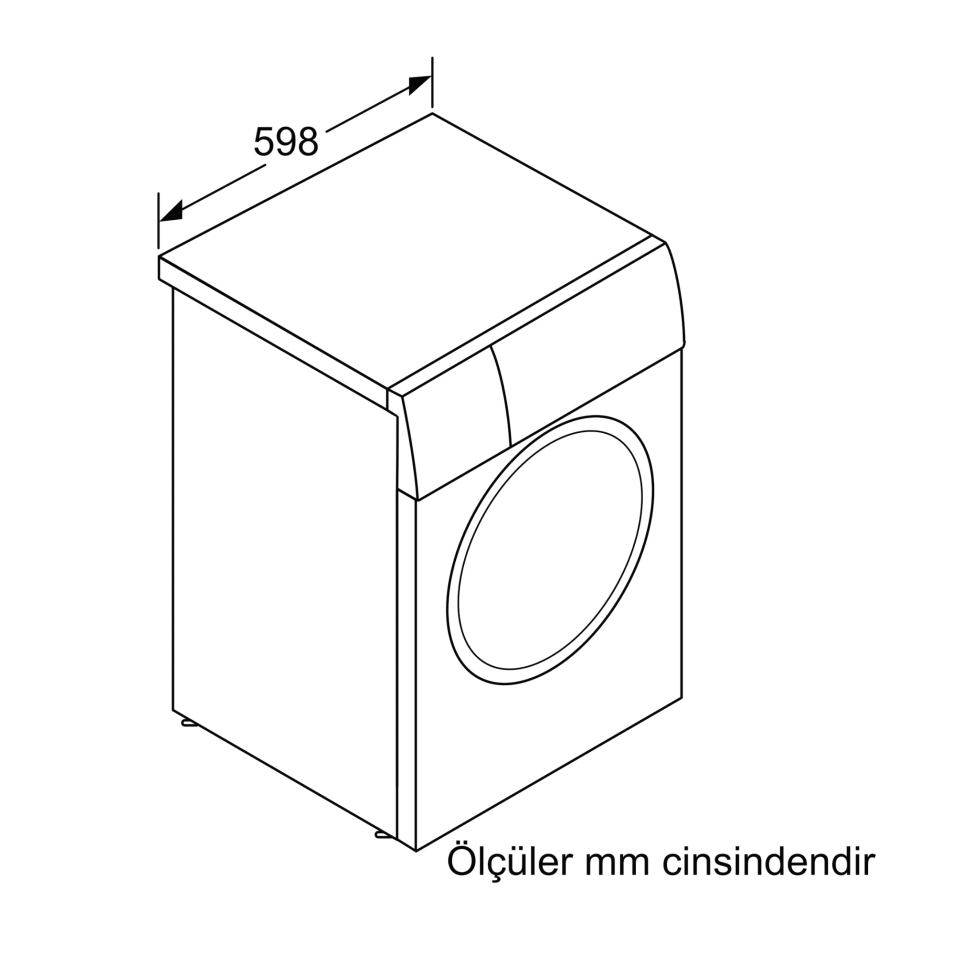 Siemens WG54B2ASTR IQ700 Çamaşır Makinesi 10 kg 1400 Devir