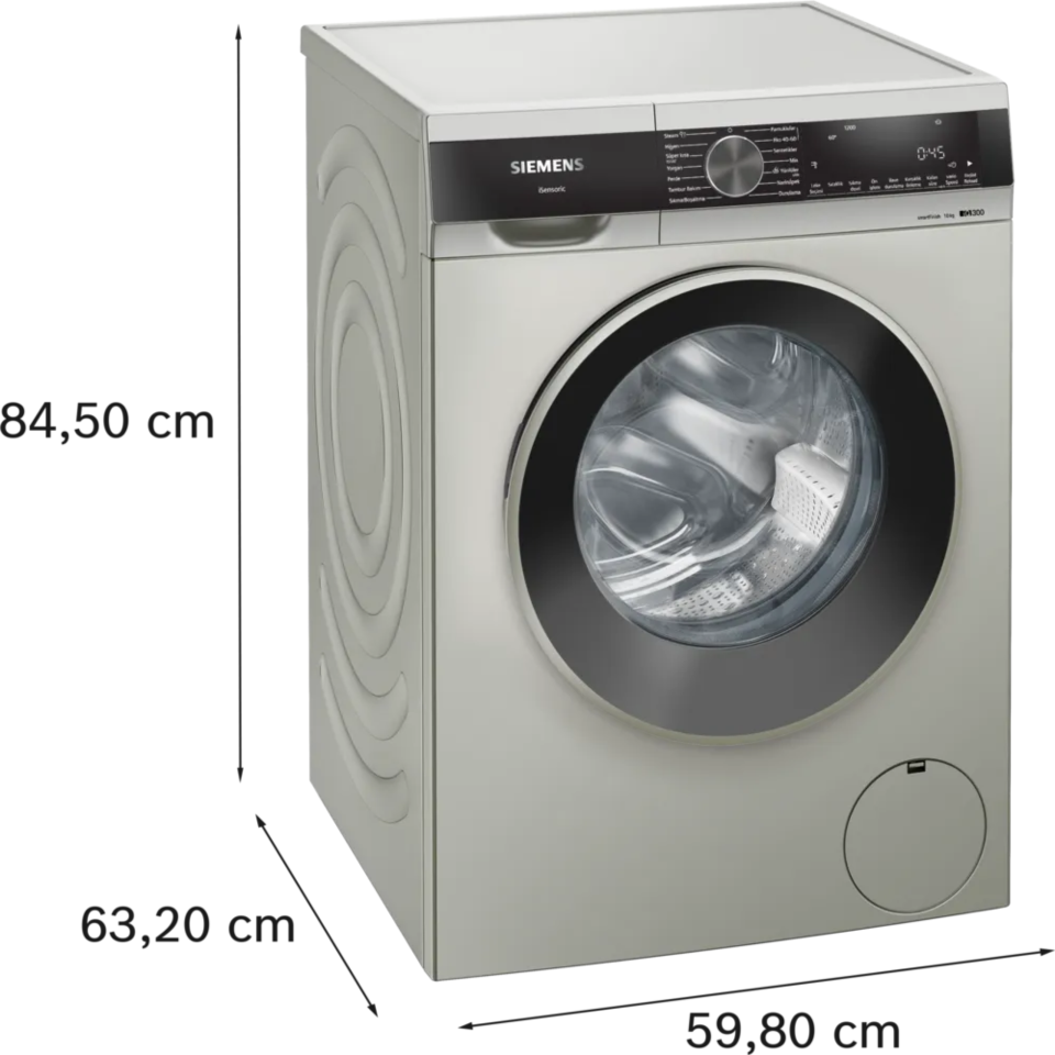 Siemens WG52A2ZXTR iQ300 Çamaşır Makinesi 10 kg 1200 Devir