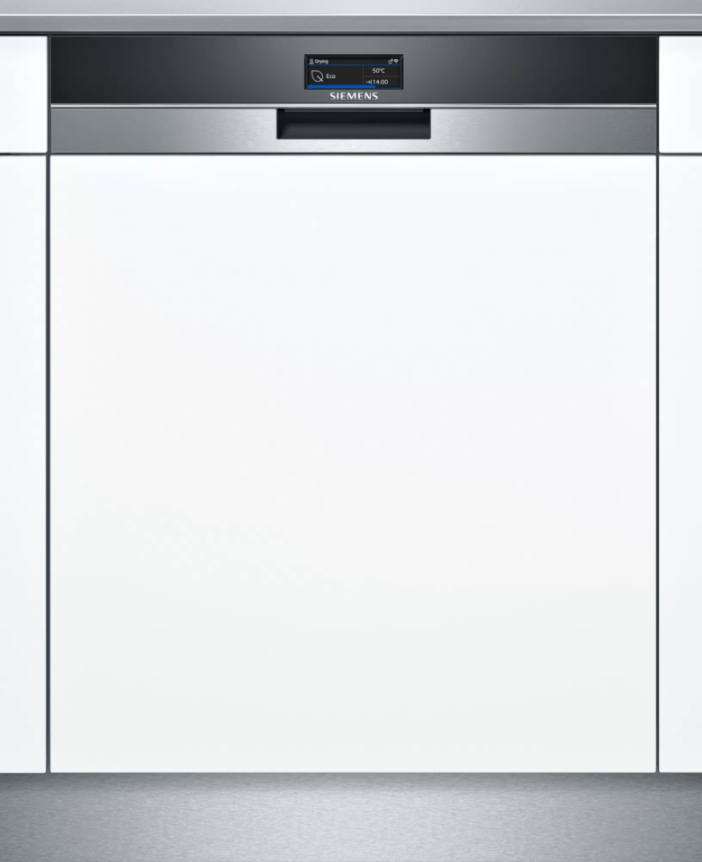 Siemens SN57ZS82DT 8 Programlı Yarı Ankastre Paslanmaz Çelik Bulaşık Makinesi