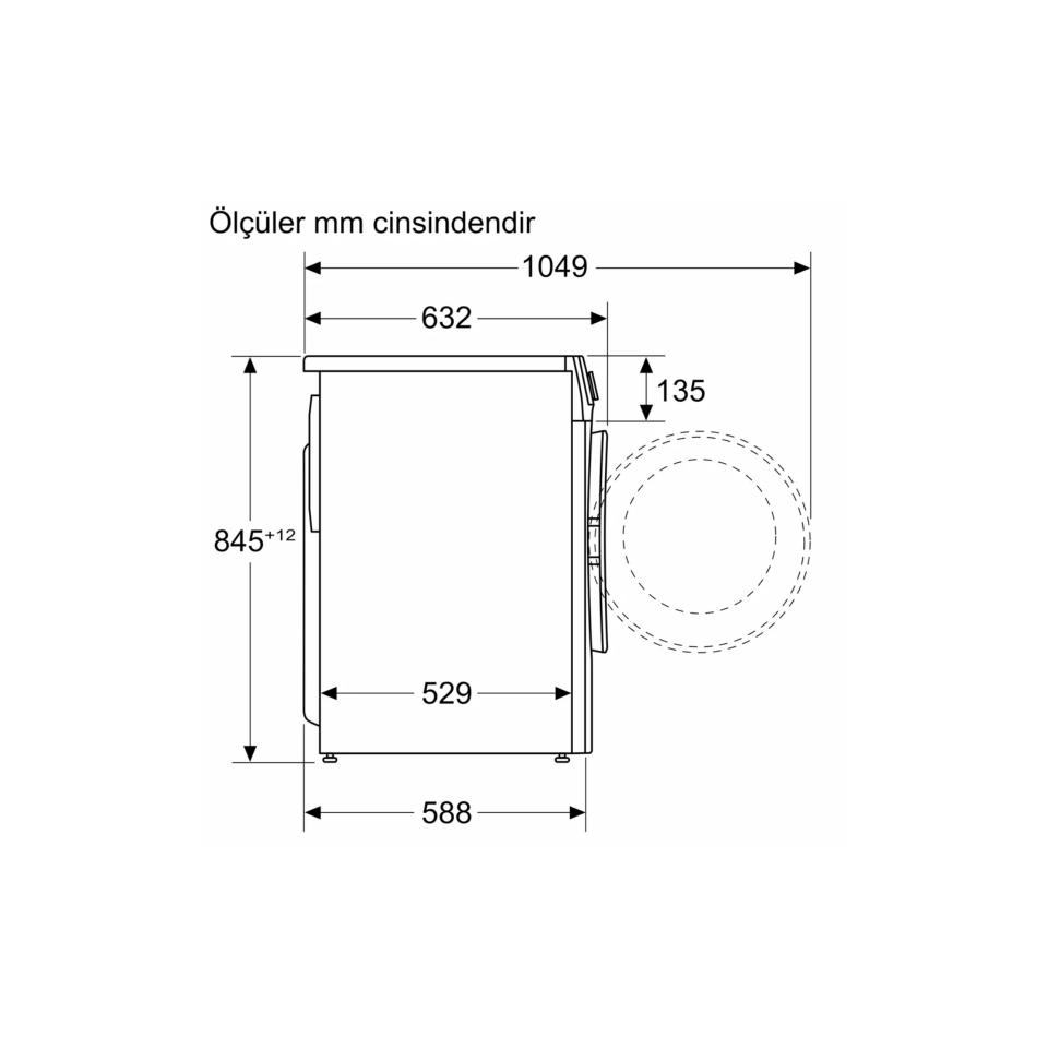 Siemens WG44A2Z1TR iQ300 Çamaşır Makinesi 9 kg 1400 Devir