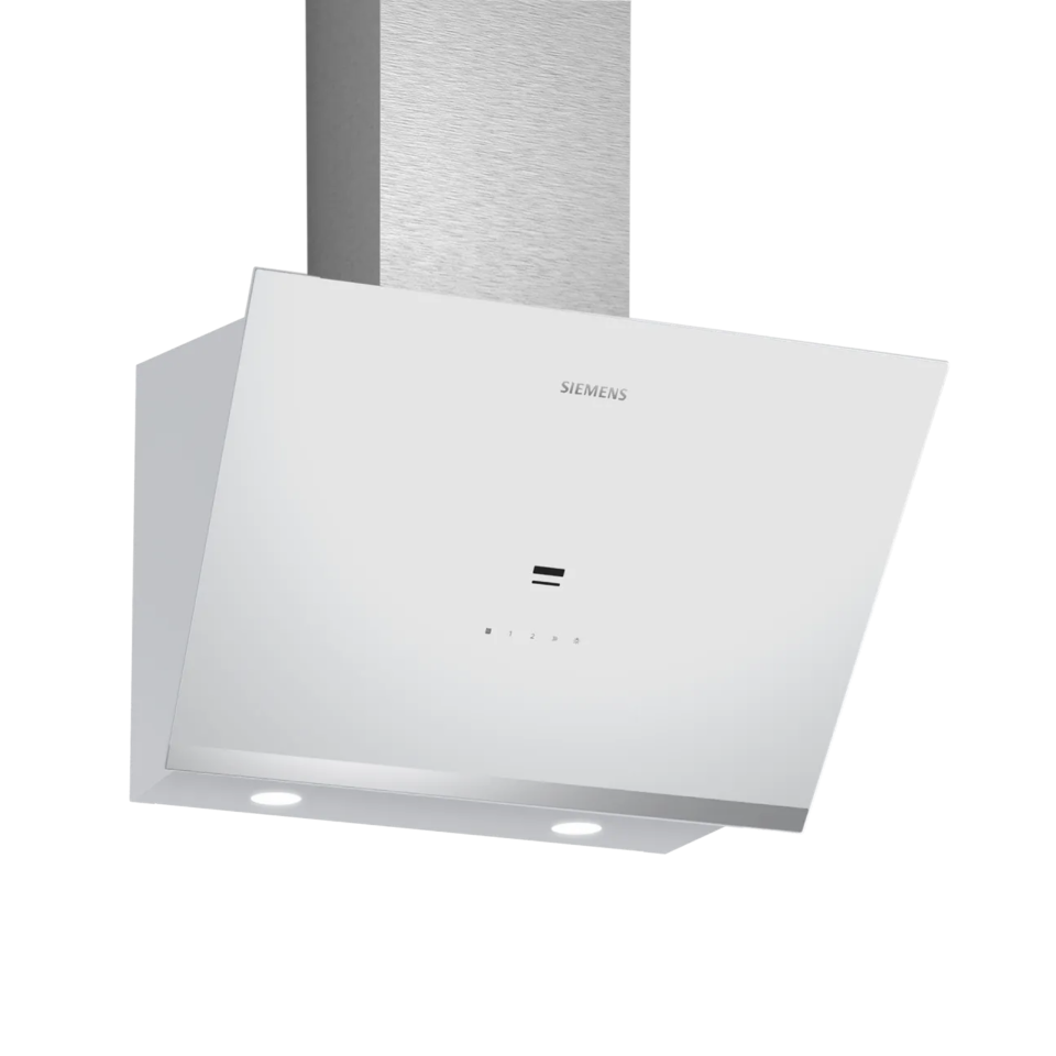 Siemens iQ500 Duvar Tipi Davlumbaz 60 cm Beyaz Cam Yüzey Beyaz