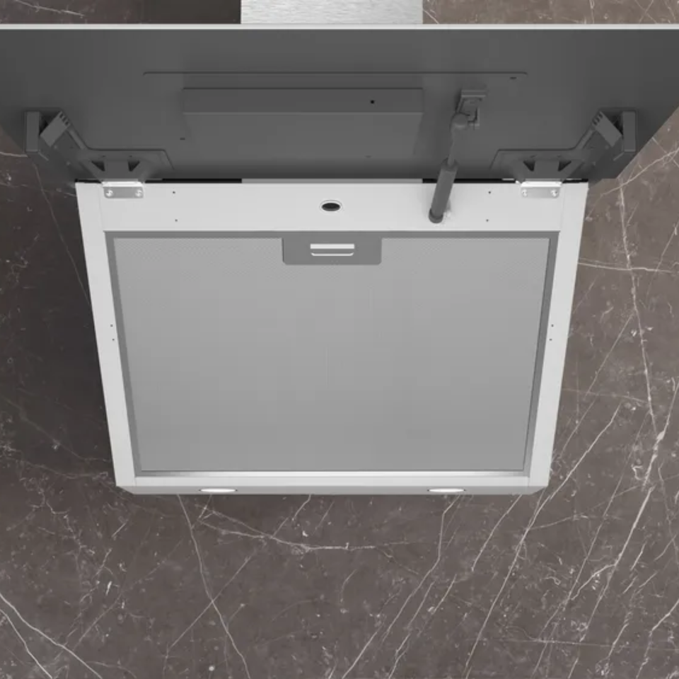 Siemens iQ500 Duvar Tipi Davlumbaz 60 cm Beyaz Cam Yüzey Beyaz