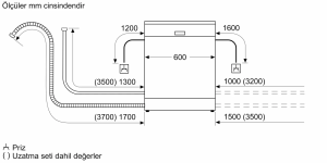 Siemens SN216I00DT iQ100 Solo 6 Programlı Bulaşık Makinesi