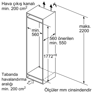 Siemens KI87SAFEON iQ500 Alttan Donduruculu Ankastre Buzdolabı