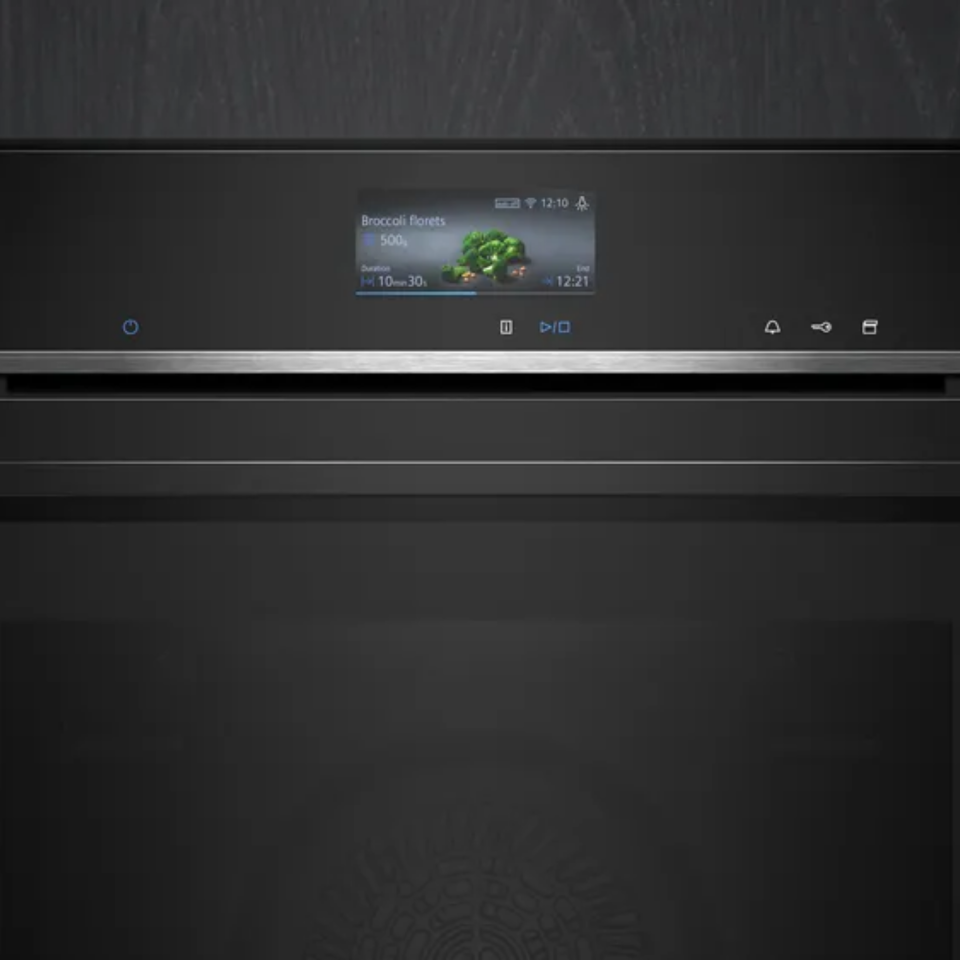 Siemens HS736G1B2 iQ700 Buharlı Ankastre Fırın 60 x 60 cm Siyah