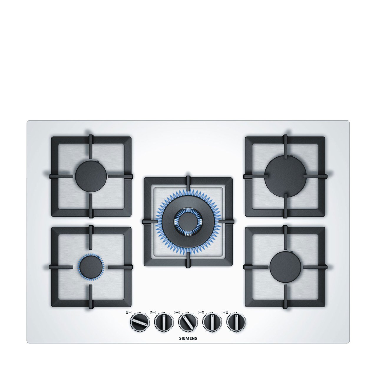Siemens EP7A2QB20 75 cm Wok Gözlü Beyaz Cam Ankastre Ocak