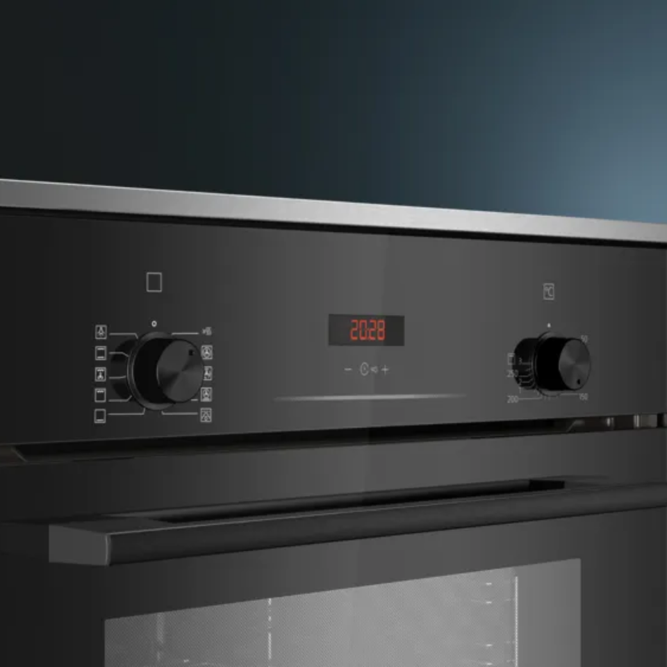 Siemens HB012FBB1T iQ100 Ankastre Fırın 60 x 60 cm Siyah