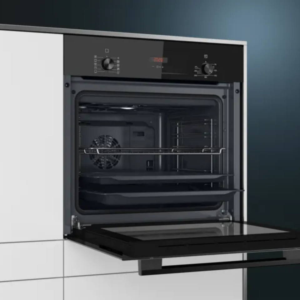 Siemens HB012FBB1T iQ100 Ankastre Fırın 60 x 60 cm Siyah