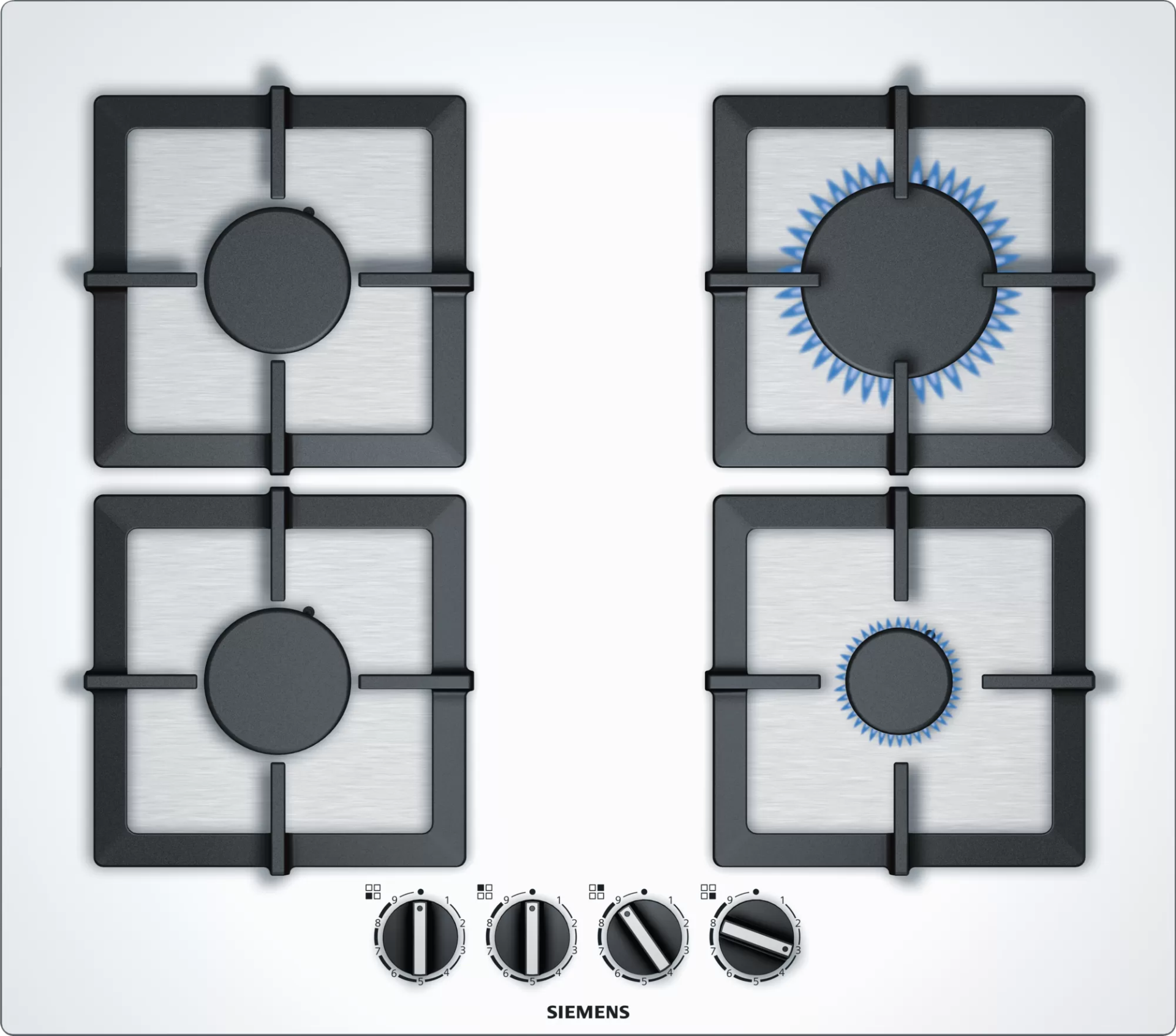 Siemens EP6A2PB20O iQ500 Gazlı Ocak 60 cm beyaz