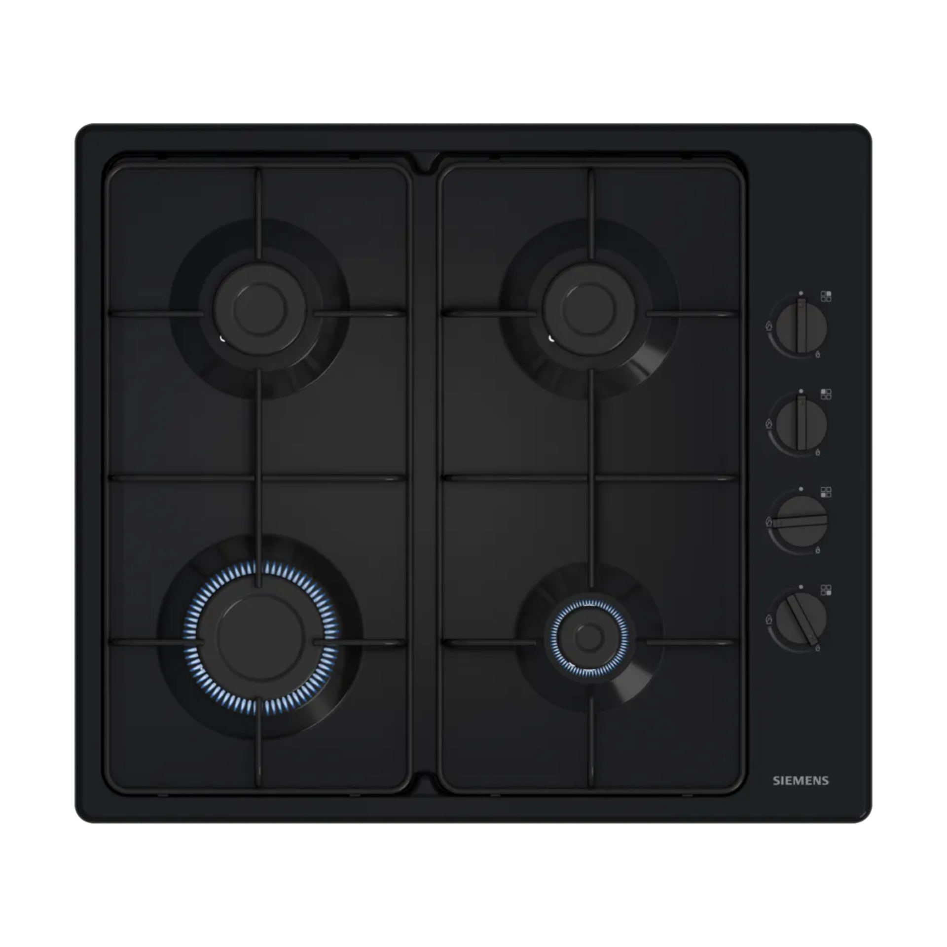 Siemens EB6C6PK80O iQ100 Gazlı Ocak 60 cm Emaye Siyah