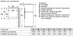Siemens KD56NXWE0N iQ300 Üstten Donduruculu Buzdolabı 193 x 70 cm Beyaz