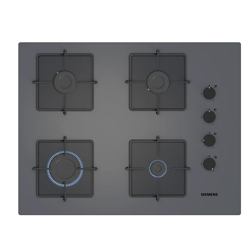 Siemens EO7C8PP30O iQ300 Sert Cam Gazlı Ocak 67 cm