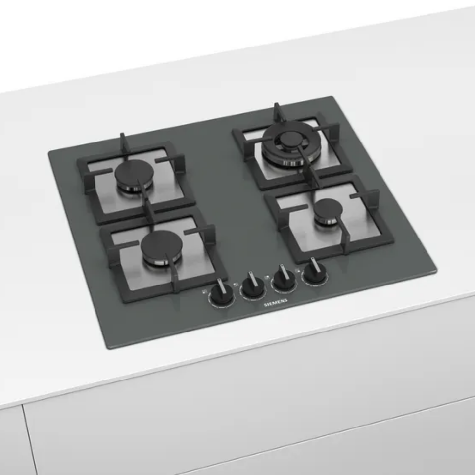 Siemens EP6A9HB20 iQ500 Gazlı Ocak 60 cm Sert Cam Antrasit Gri