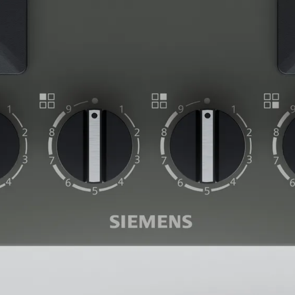Siemens EP6A9HB20 iQ500 Gazlı Ocak 60 cm Sert Cam Antrasit Gri