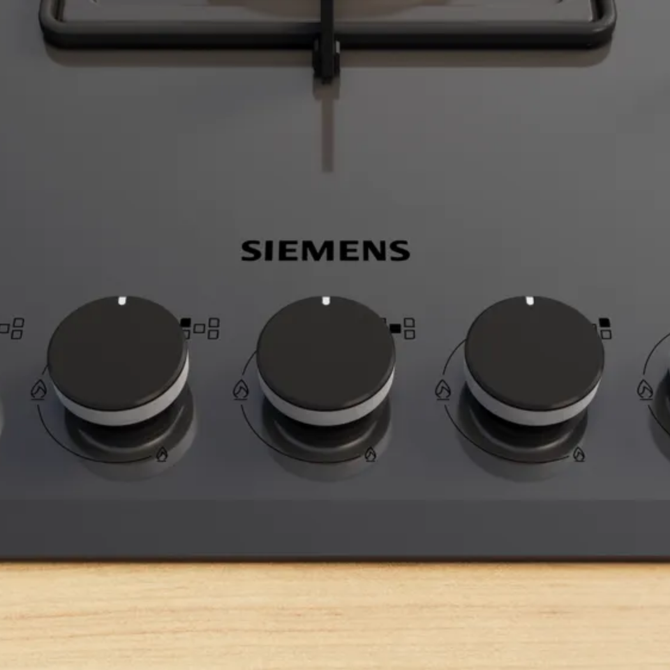 Siemens EN7B8QP30O iQ300 Gazlı Ocak 75 Cm Sert Cam Ocak