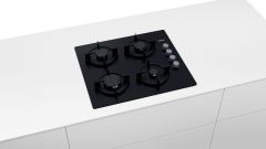 Siemens iQ100 EO6C6PB11O Doğalgazlı Ankastre Siyah Cam Ocak