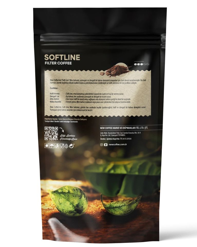 New Coffee SL500GR Soft Line 500gr Öğütülmüş Filtre Kahve