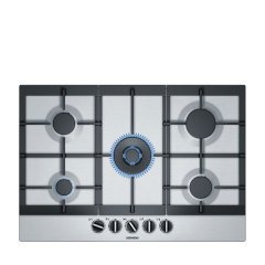 Siemens EC7A5RB90 iQ500 Gazlı Ocak 75 cm Paslanmaz çelik