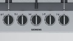 Siemens EC7A5RB90 iQ500 Gazlı Ocak 75 cm Paslanmaz çelik