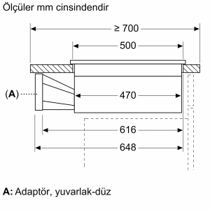Siemens ED811BS16E iQ300 Davlumbaz Entegreli İndüksiyon Ocak,80 cm Çerçevesiz Yüzey