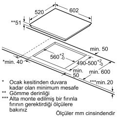 Siemens EX675FXC1E iQ700 İndüksiyonlu Ocak 60 cm siyah