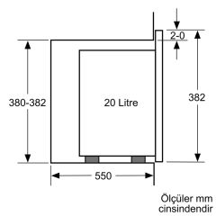 Siemens BF520LMR0 iQ300 Ankastre Mikrodalga paslanmaz çelik