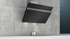 Siemens LC91KWW60 iQ700 Duvar Tipi Davlumbaz 90 cm Cam Dekorlu