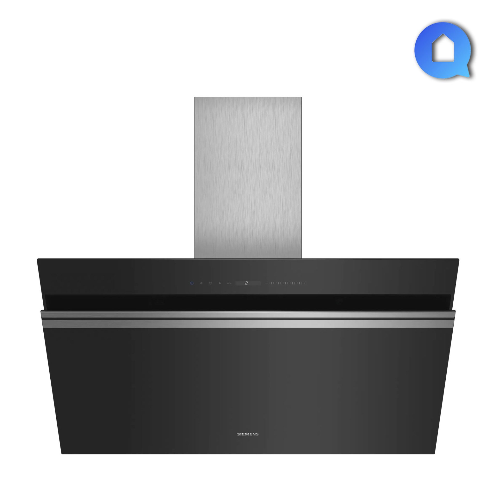 Siemens LC91KWW60 iQ700 Duvar Tipi Davlumbaz 90 cm Cam Dekorlu
