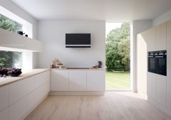 Siemens LC97FVW60 iQ700 Duvar Tipi Davlumbaz 90 cm siyah cam dekorlu