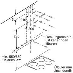 Siemens LC97BBM50T Inox Duvar Tipi Davlumbaz