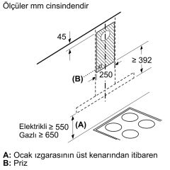 Siemens LC95BBC50T iQ100 Duvar Tipi Davlumbaz 90 cm paslanmaz çelik