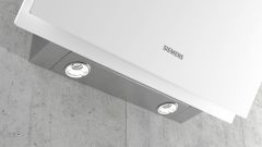 Siemens LC68KAK20T iQ500 Duvar Tipi Davlumbaz 60 cm beyaz cam dekorlu