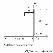 Siemens HB134FES3T iQ300 Ankastre Fırın 60 x 60 cm Inox