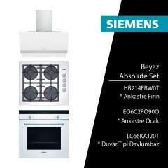 Siemens Beyaz Absolute Ankastre Set